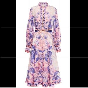 BRAND NEW Zimmermann Dress Size 1 long floral midi